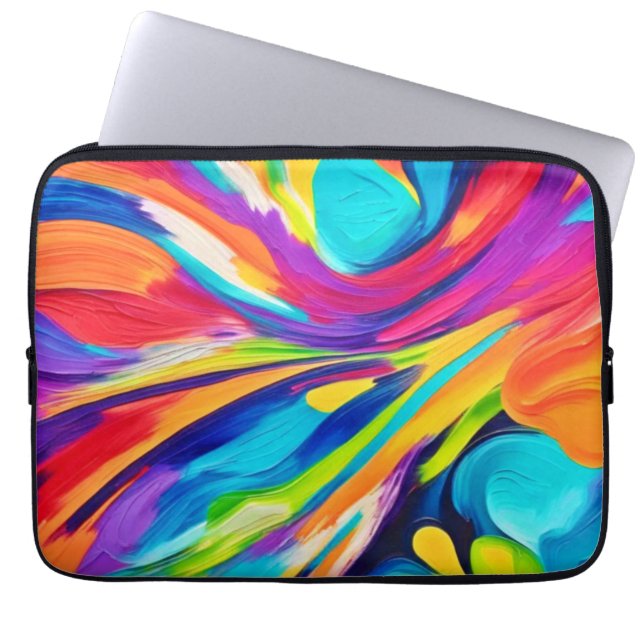Funda Para Portátil Explosión de Energía Vibrante (Frente)