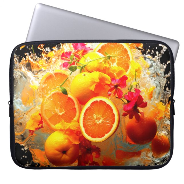 Funda Para Portátil Explosión de fruta (Frente)