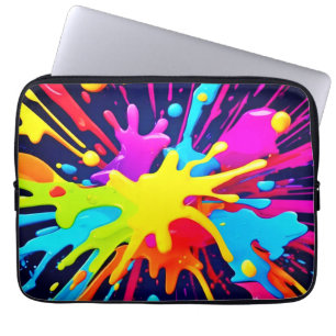 Funda Para Portátil Explosión de pintura radiante