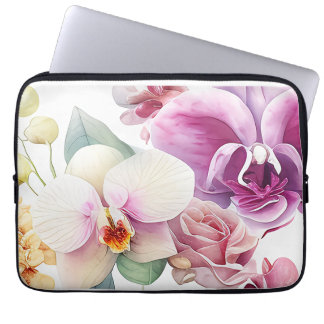 Funda Para Portátil Explosión Orquídea