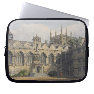 Funda Para Portátil Exterior de la universidad de Mirador, ilustracion