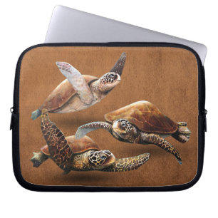 Funda Para Portátil Extinción De Animales De Tortuga Marina Salva A La