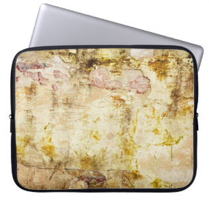 Funda Para Portátil Extracto de fondo de pared dañado antiguo, antiguo