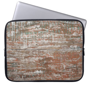 Funda Para Portátil Extracto de fondo de textura de madera vintage ant