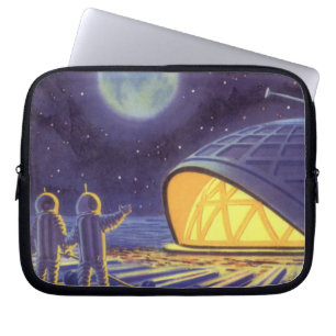 Funda Para Portátil Extranjeros de la ciencia ficción del vintage en