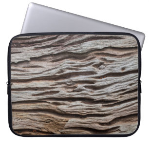 Funda Para Portátil Extraordinario textualmente de madera de época, de