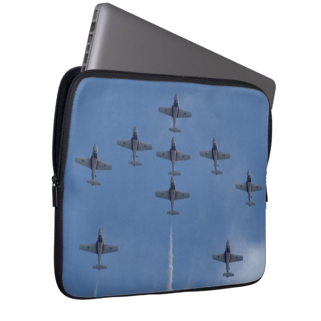 Funda Para Portátil F/A-18 Fighter Jet Plane Air Show Stunt (Anverso derecho)
