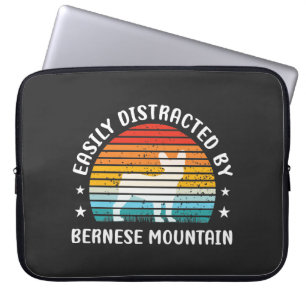 Funda Para Portátil Fácilmente distraído por el perro Bernese Mountain