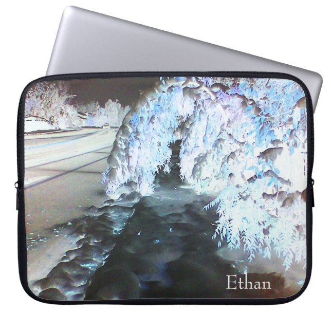 Funda Para Portátil Fairy Glow Verde azulado (Frente)