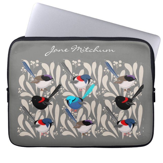 Funda Para Portátil Fairy Wrens (Frente)