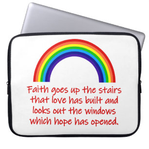 Funda Para Portátil Faith Sube Por Las Escaleras