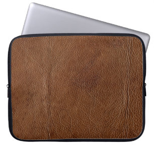 Funda Para Portátil Falsa Cuero-Mirada apenada