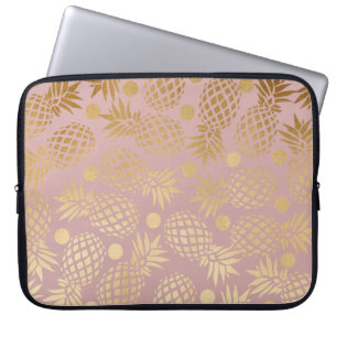 Funda Para Portátil falsos lunares elegantes del modelo de la piña del