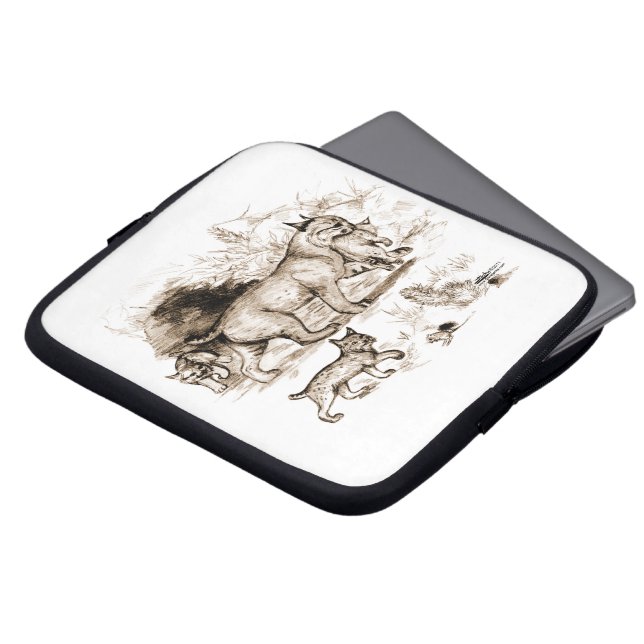 Funda Para Portátil Familia Bobcat (Superior anverso)