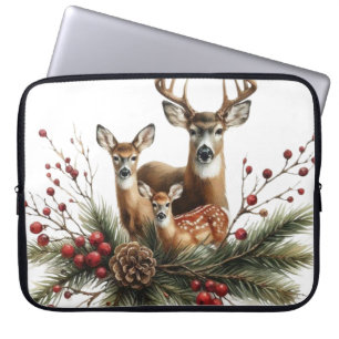 Funda Para Portátil Familia de Ciervos