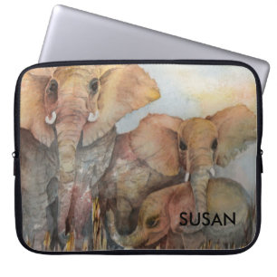 FUNDA PARA PORTÁTIL FAMILIA ELEFANTE