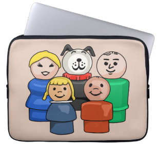 Funda Para Portátil Familia Pequeña Ronda