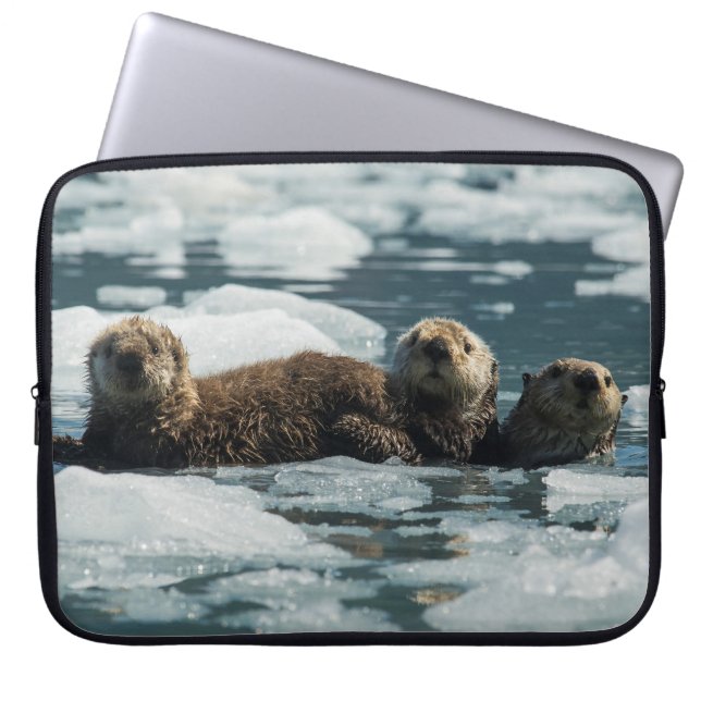 Funda Para Portátil Familia Sea Otter (Frente)