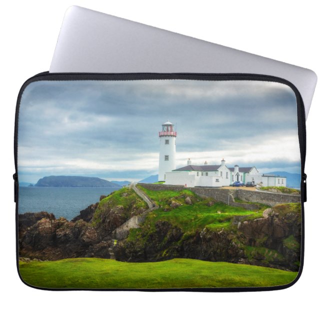 Funda Para Portátil Fanad Head Lighthouse Ireland Landscape Photo Art (Frente)