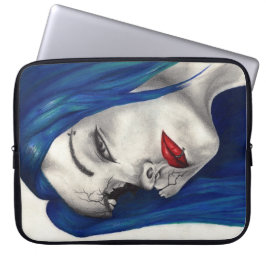 Funda Para Portátil Fantasía gótica de terror surrealista bellamente r