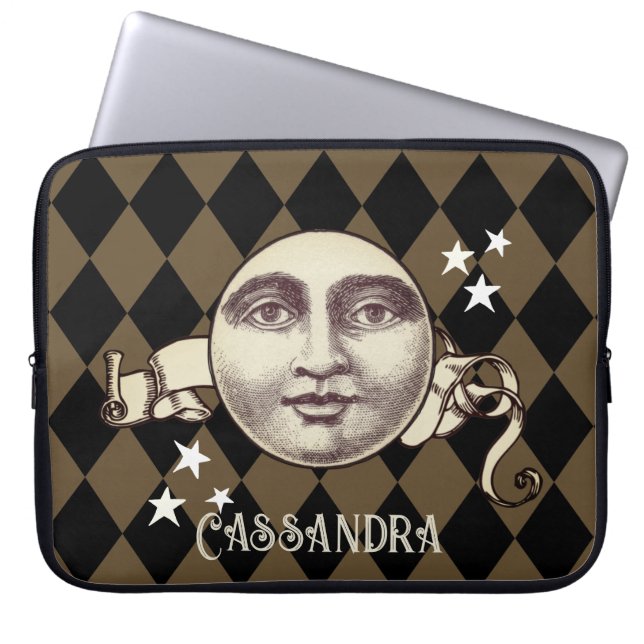 Funda Para Portátil Fantasía nostálgica vintage Steampunk (Frente)