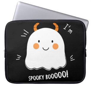 Funda Para Portátil Fantasma de demostración de boo espeluznante
