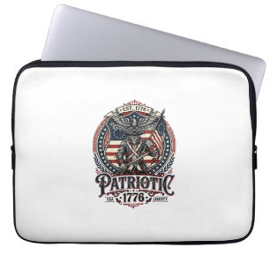 Funda Para Portátil Fantasma Patriótico Patriota Horror Monstruo Patri