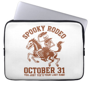 Funda Para Portátil Fantasma Rodeo Halloween Octubre 31