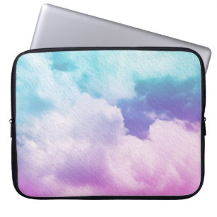 Funda Para Portátil fantástica nube suave con color gradiente pastel y
