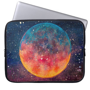 Funda Para Portátil Fantástica pintura al óleo hermoso gran planeta lu