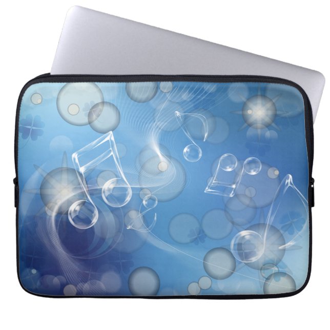 Funda Para Portátil Fantasy Glass Music Notes (Frente)