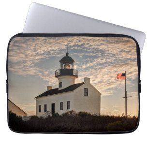 Funda Para Portátil Faro al atardecer, California