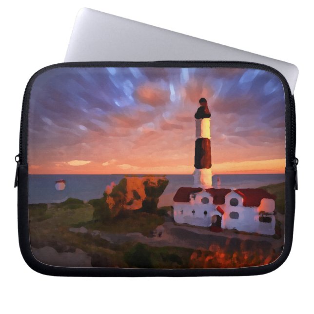 Funda Para Portátil faro amanecer funda_10 (Frente)