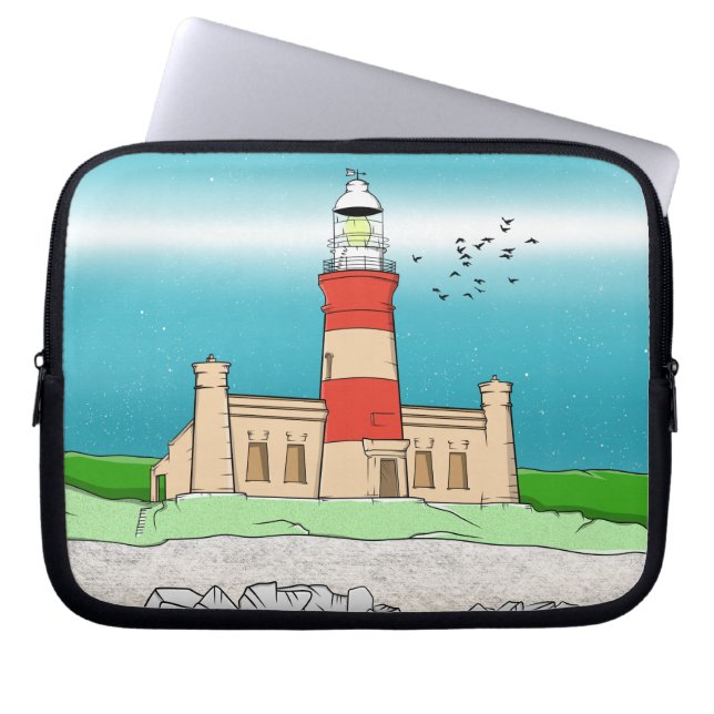 Funda Para Portátil Faro de Cape Agulhas (Frente)