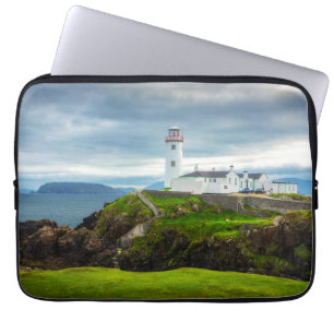 Funda Para Portátil Faro de Fanad Head Irlanda Foto de Arte de Paisaje