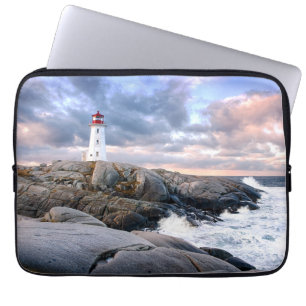 Funda Para Portátil Faro de la ensenada de Peggy