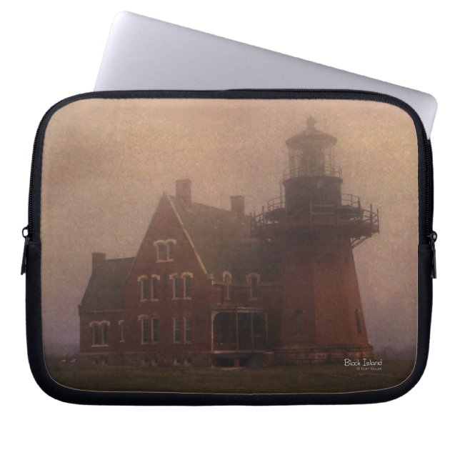 Funda Para Portátil Faro de la isla de Bloque (Frente)