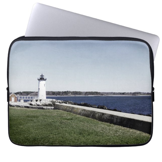Funda Para Portátil Faro de Portsmouth (Frente)