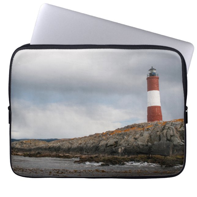 Funda Para Portátil Faro en el canal de Beagle (Frente)