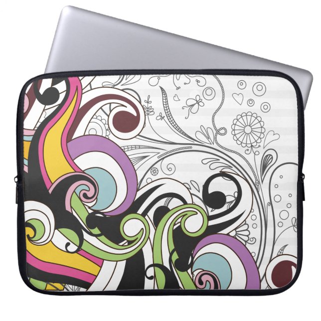 Funda Para Portátil Fashion floral retro elegante de Guay (Frente)