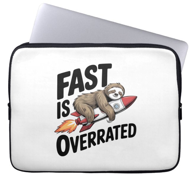 Funda Para Portátil Fast está sobrevalorado el cohete eslovaco (Frente)