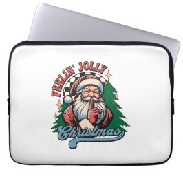 Funda Para Portátil Feelin’ Jolly Christmas Santa