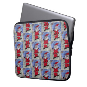 Funda Para Portátil Felices mangas de portátiles Santa