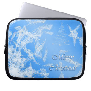 Funda Para Portátil Felices Navidad. Textura del navidad