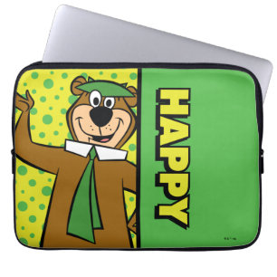 Funda Para Portátil Feliz año de Yogi