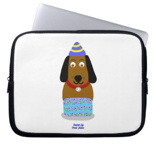 Funda Para Portátil Feliz cumpleaños Noche para Neoprene Manga para po