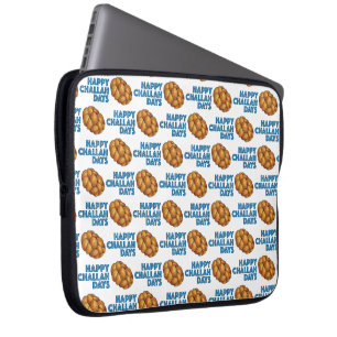 Funda Para Portátil Feliz Día de Desafío Hanukkah Chanukah Pan judío