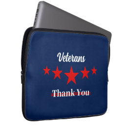 Funda Para Portátil Feliz Día de los Veteranos