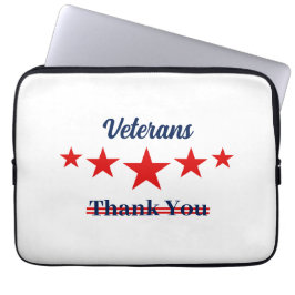 Funda Para Portátil Feliz Día de los Veteranos