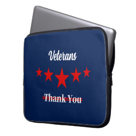Funda Para Portátil Feliz Día de los Veteranos